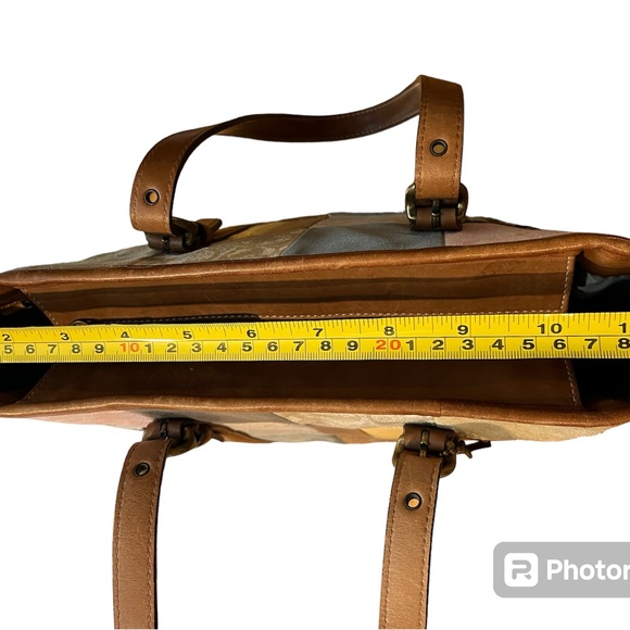 Coach Holiday Patchwork Tote - Picture 2 of 7